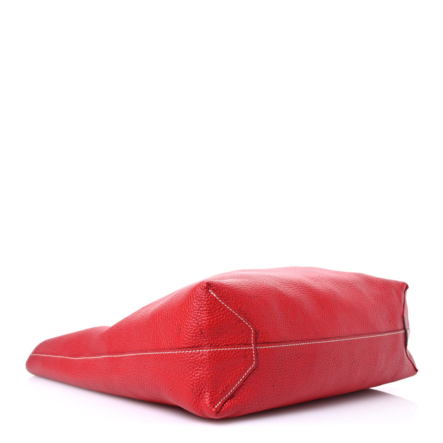 Taurillon Clemence Double Sens Reversible Tote 36 Rubis Bougainvillea