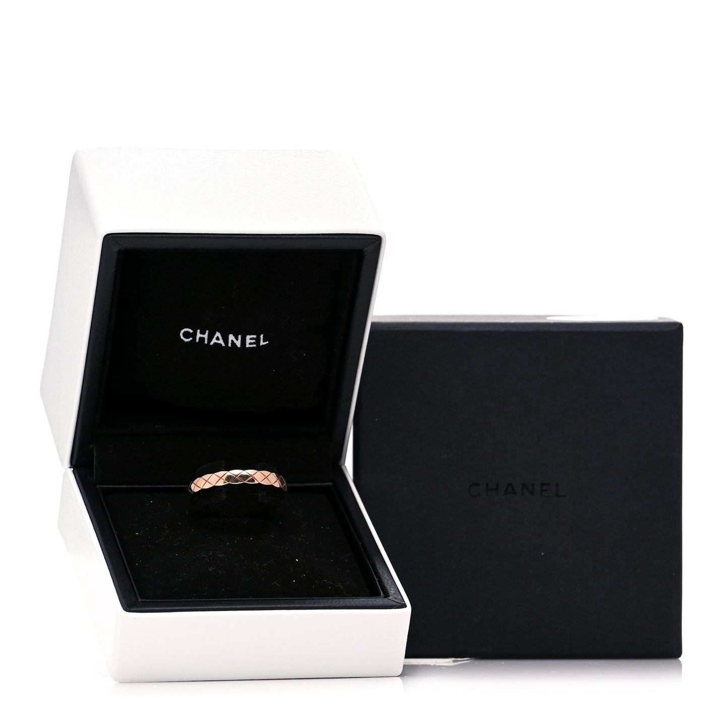 18K Beige Gold Mini Coco Crush Ring 58 8.25