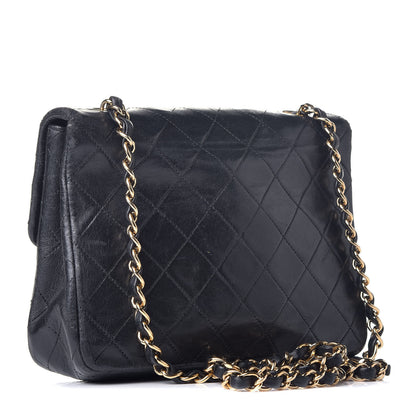 Chanel Lambskin Quilted Small Single Flap Black 3 of 12