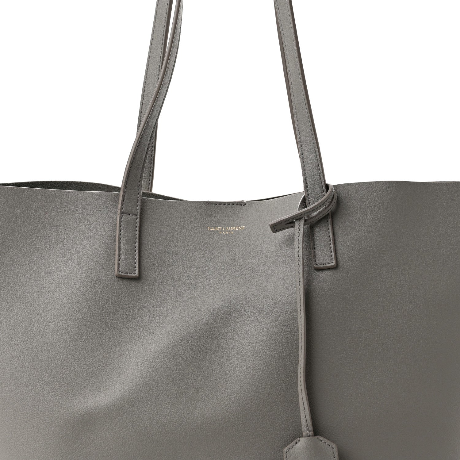 Saint Laurent Calfskin Large Shopping Tote Earth 8 of 10