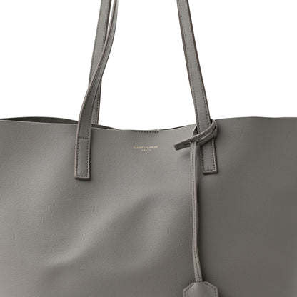 Saint Laurent Calfskin Large Shopping Tote Earth 8 of 10