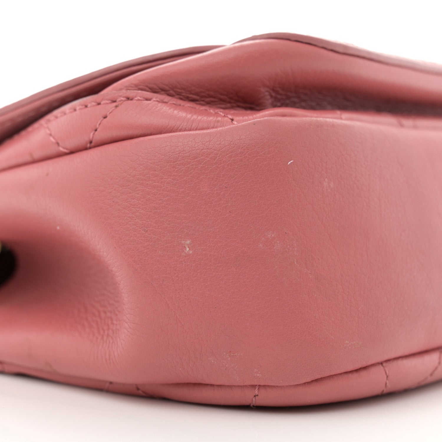 Chanel Calfskin Stitched Small Flap Bag Pink 9 of 11