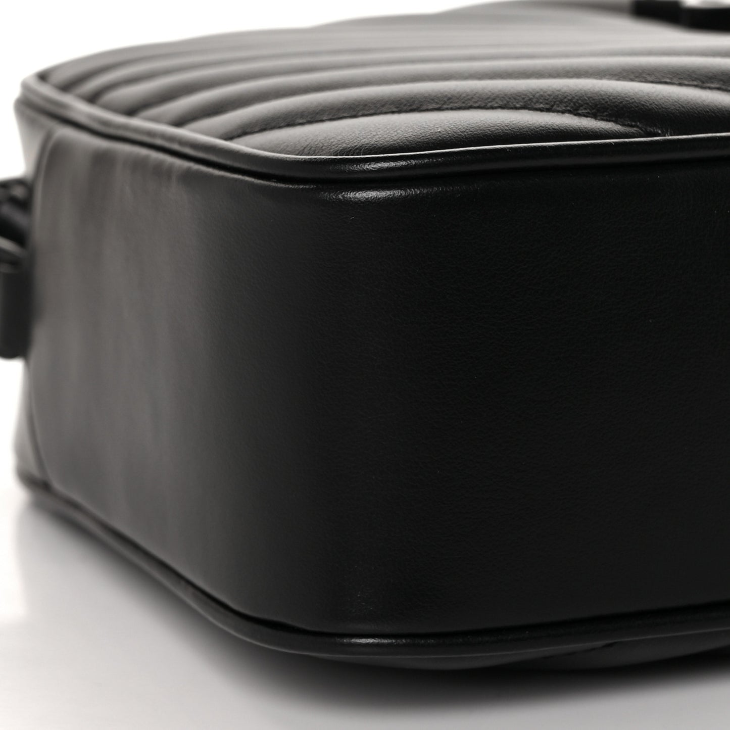 Calfskin Matelasse Monogram Lou Camera Bag Black