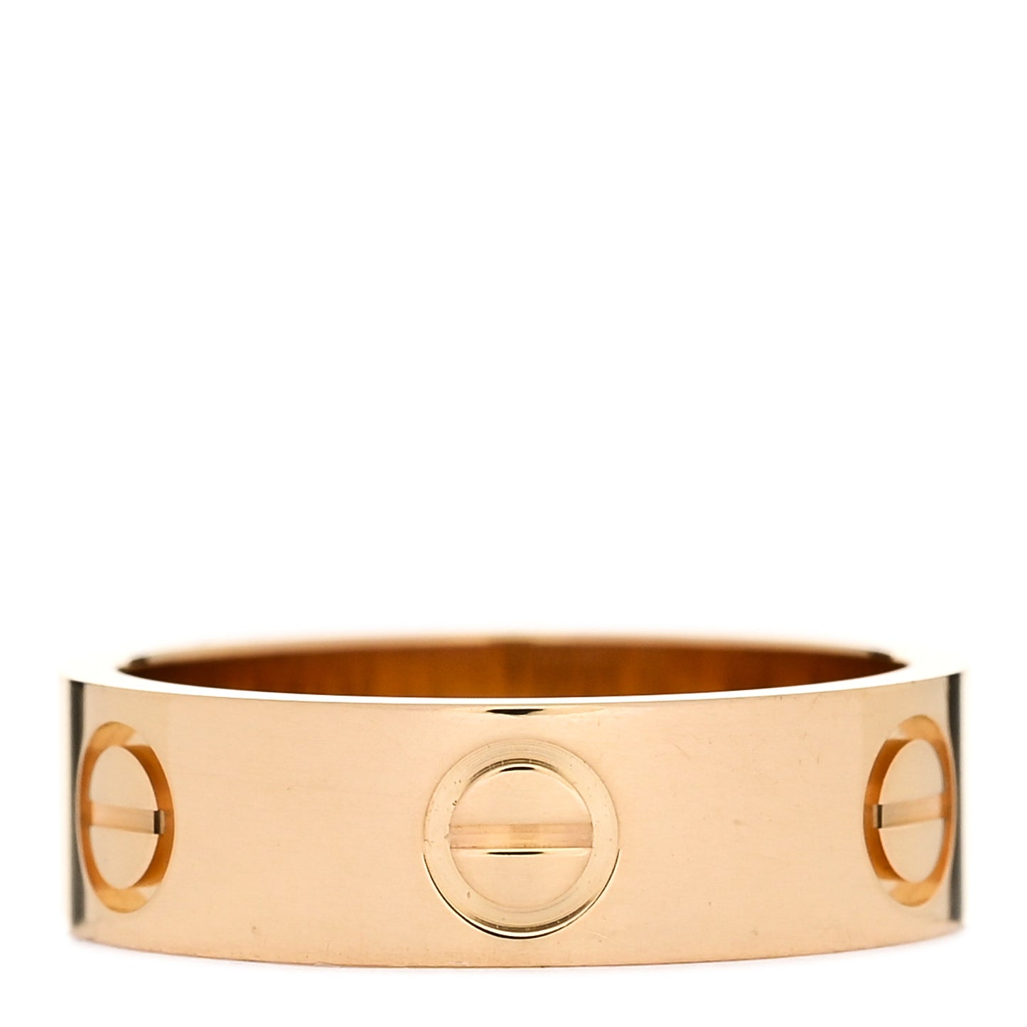 18K Yellow Gold 5.5mm LOVE Ring 52 6