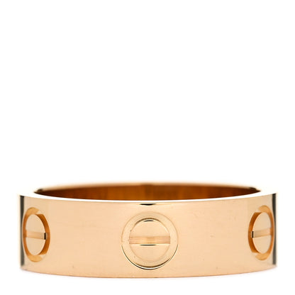 Cartier 18K Yellow Gold 5.5mm LOVE Ring 52 6 3 of 5