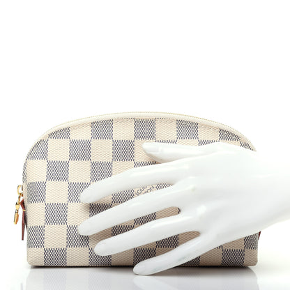 Louis Vuitton Damier Azur Cosmetic Pouch 2 of 8
