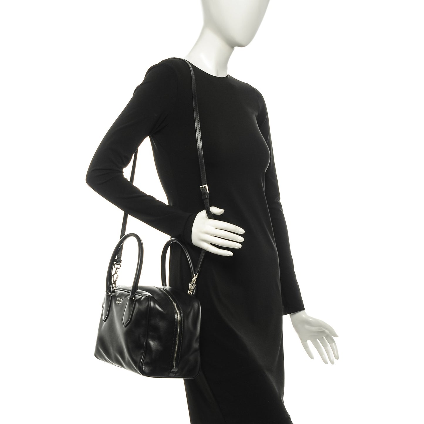 Soft Calf Medium Inside Tote Black Mughetto
