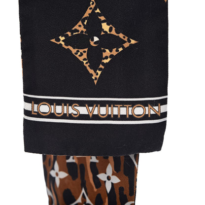 Louis Vuitton Silk Monogram Giant Jungle Bandeau Black 3 of 6