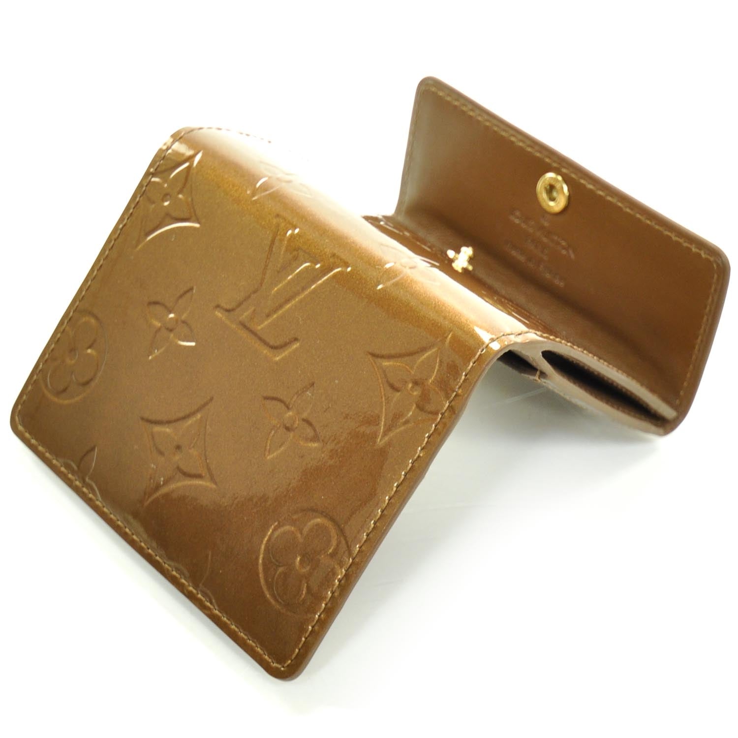 Louis Vuitton Vernis Ludlow Wallet Bronze 7 of 10