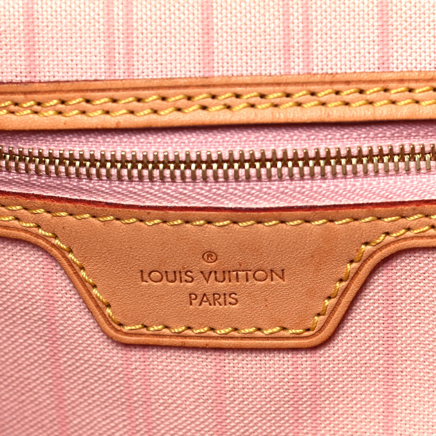 Louis Vuitton Damier Azur Delightful MM Rose Ballerine 6 of 18
