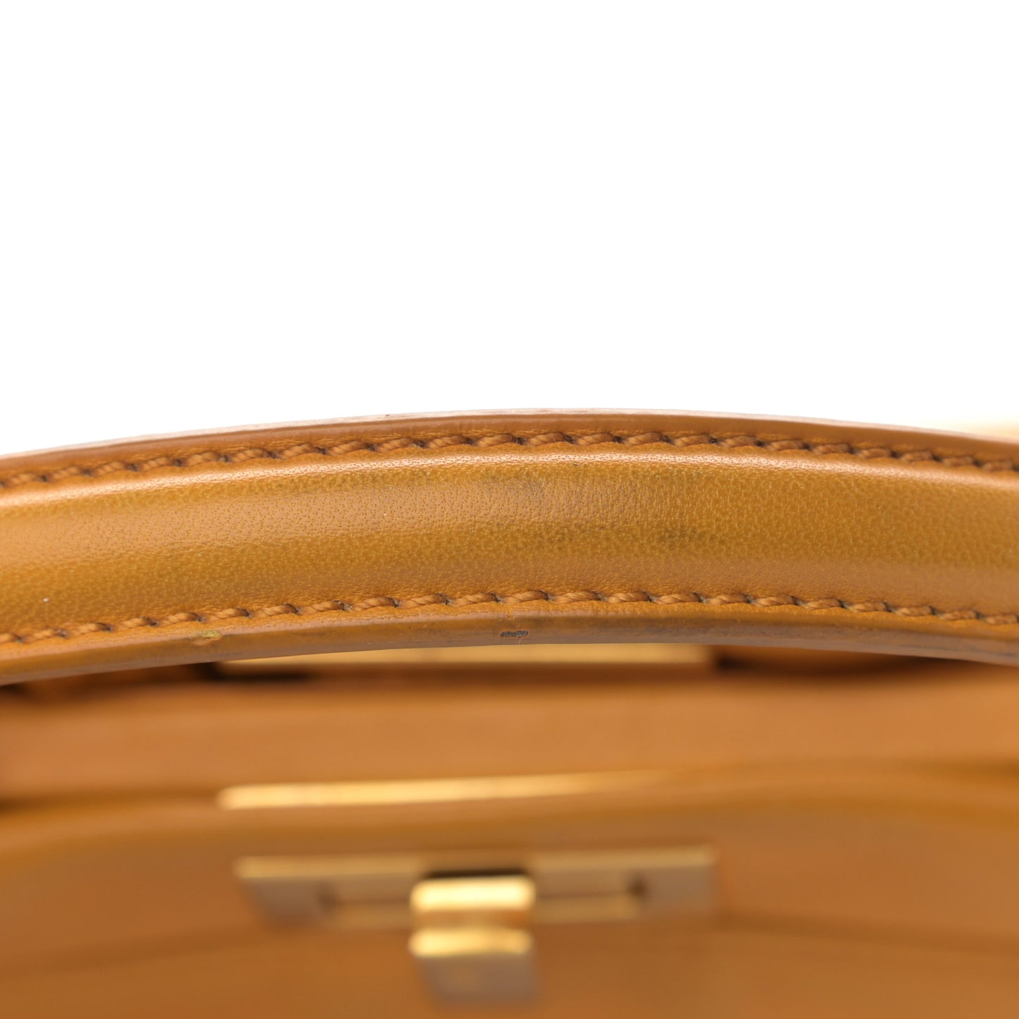 Nappa Mini Peekaboo Iconic Satchel Giallo Syrup