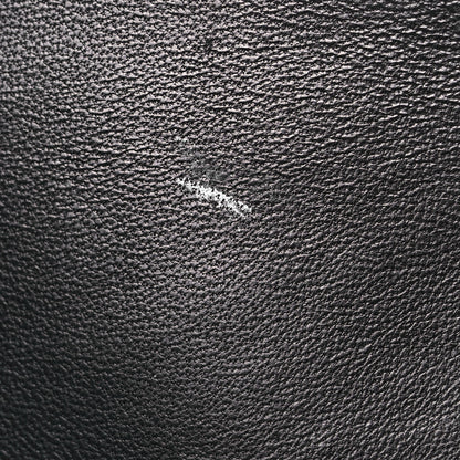 Jimmy Choo Suede Grained Calfskin Twist East West Tote Steel Black 8 of 9