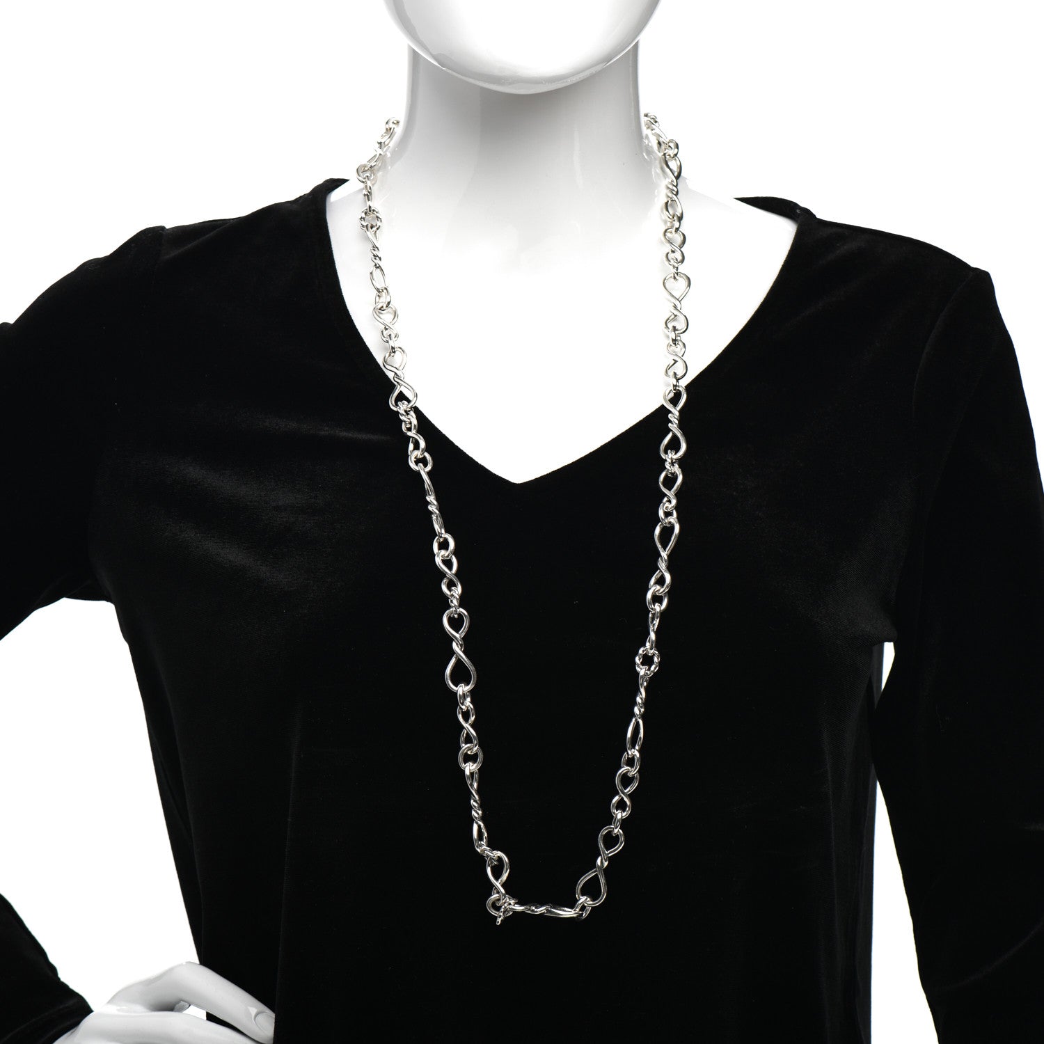 David Yurman Sterling Silver Medium Continuance Chain Necklace 2 of 4