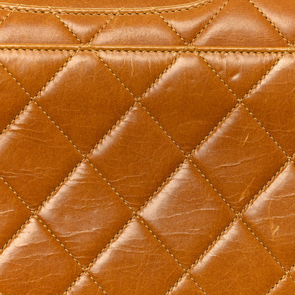 Chanel Glazed Calfskin Quilted Medium Perfect Edge Flap Yellow 29 of 32