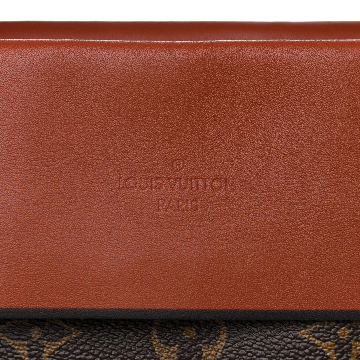 Louis Vuitton Monogram Tuileries Besace Caramel Rouge 9 of 12