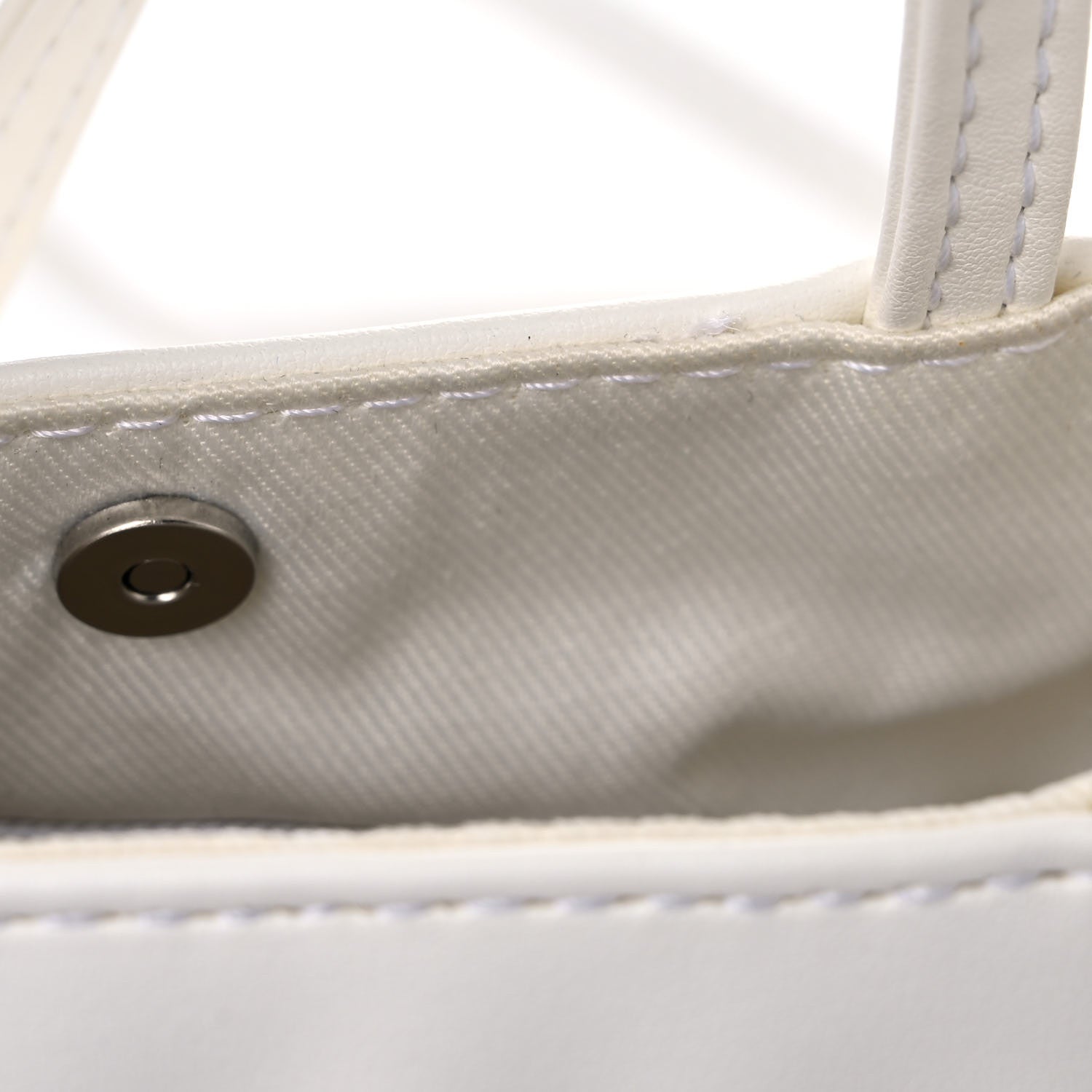 Telfar Vegan Leather Small Shopping Bag White 14 of 14