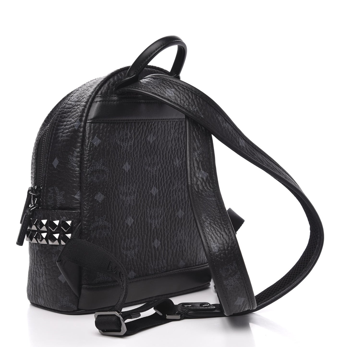Visetos Small Side Stud Stark Backpack Black