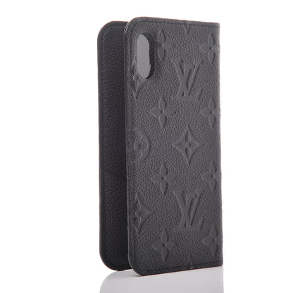 Louis Vuitton Empreinte iPhone X/XS Folio Case Black 3 of 7