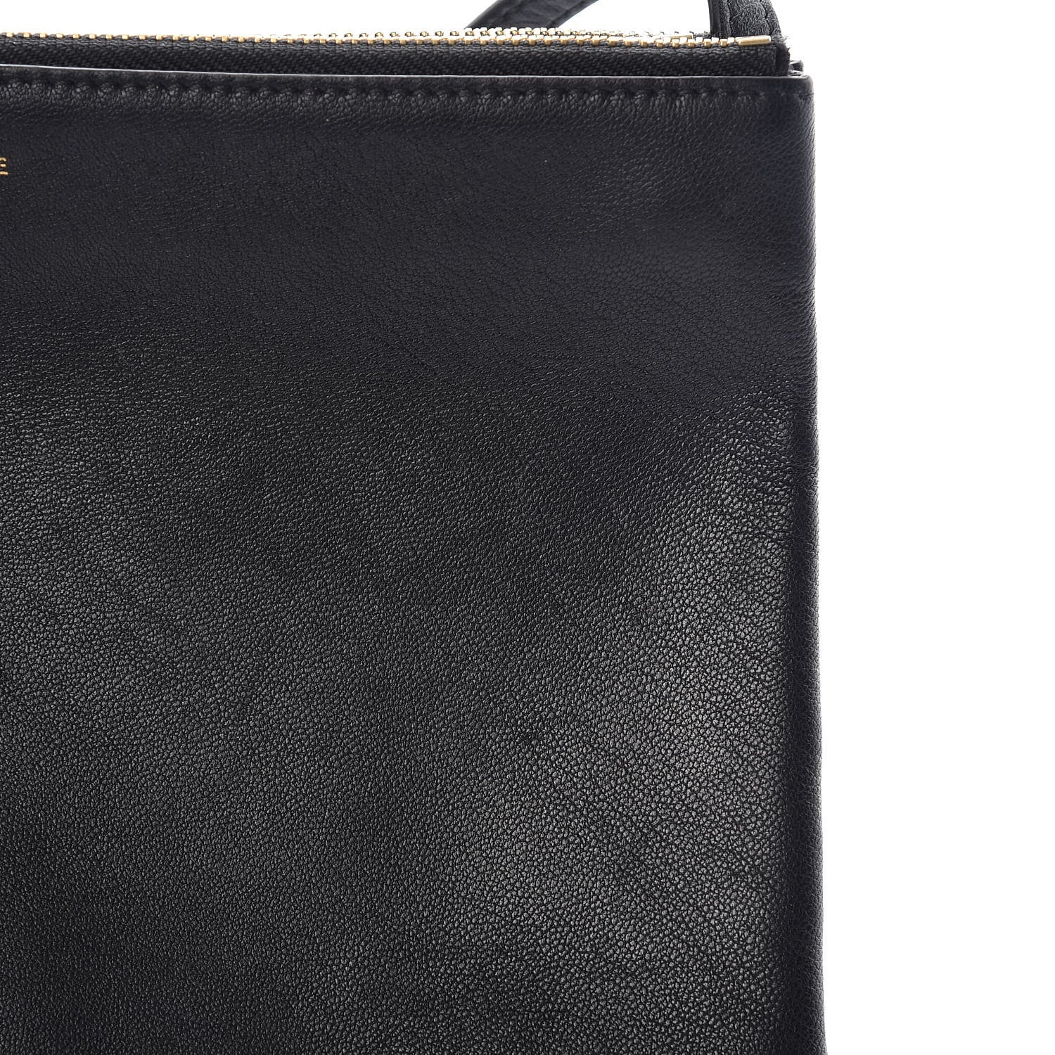 Celine Lambskin Large Trio Crossbody Bag Black 12 of 13
