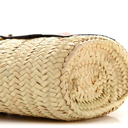Loewe Raffia Small Basket Tote Bag Natural Tan 8 of 13