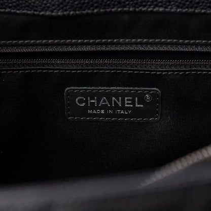 Chanel Caviar Quilted XL Grand Shopping Tote GST Black 6 of 11