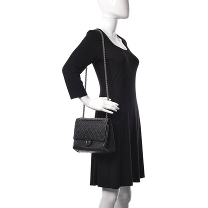 Chanel Aged Calfskin Quilted 2.55 Reissue 226 Flap Black 2 of 15