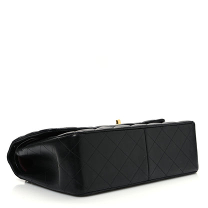 Chanel Lambskin Quilted Jumbo Double Flap Black 4 of 10