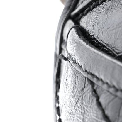 Saint Laurent Crinkled Calfskin Matelasse Monogram Large Niki Chain Satchel Black 11 of 11