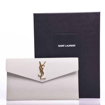 Saint Laurent Grain De Poudre Uptown Pouch Crema Soft 7 of 7