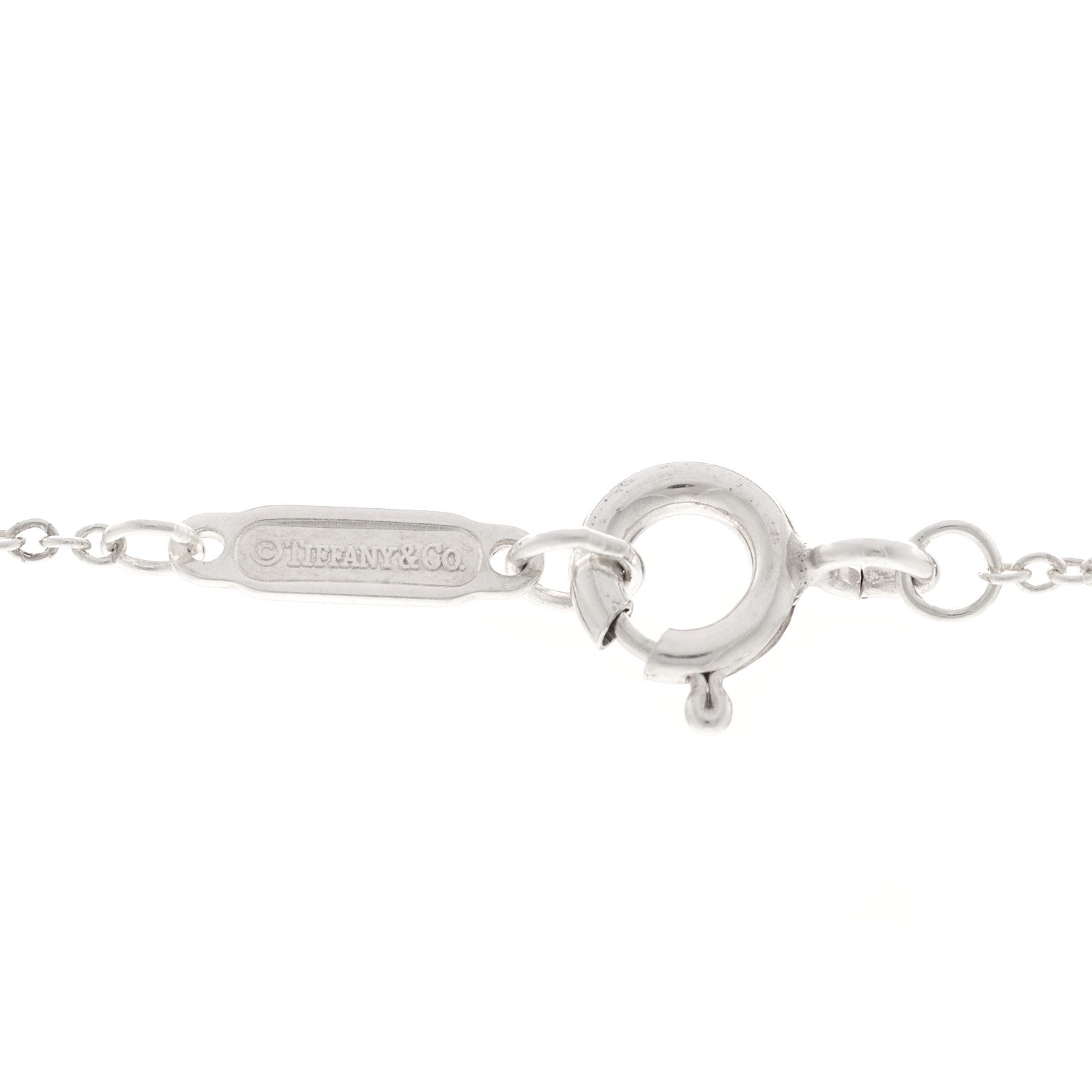 Tiffany Sterling Silver Notes Round Pendant Necklace 5 of 5