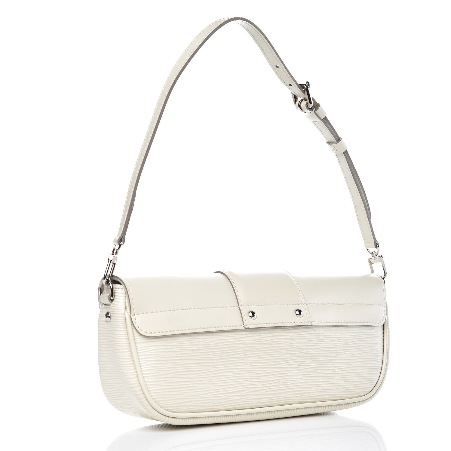 Louis Vuitton Epi Montaigne Clutch Ivory 3 of 11