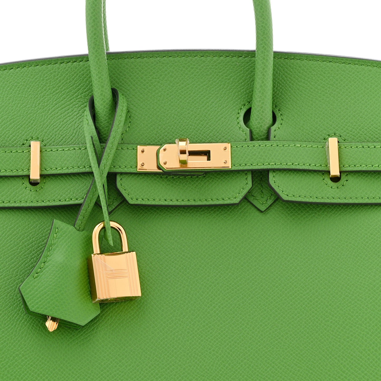 Epsom Birkin Sellier 25 Vert Yucca
