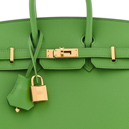 Hermes Epsom Birkin Sellier 25 Vert Yucca 8 of 13