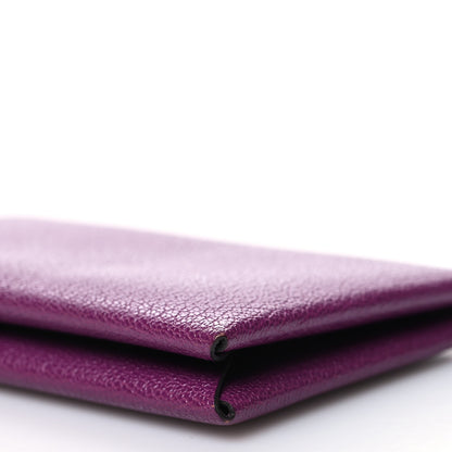 Hermes Chevre Mysore Calvi Card Case Anemone 11 of 11