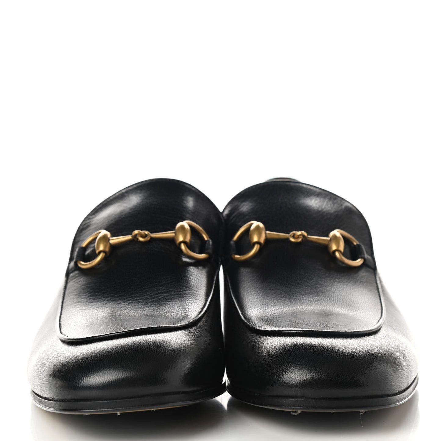 Goatskin Mens Horsebit Loafers 8.5 Black
