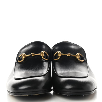 Gucci Goatskin Mens Horsebit Loafers 8.5 Black 2 of 9