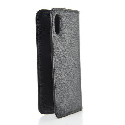 Louis Vuitton Monogram Eclipse iPhone X Folio Case 3 of 10
