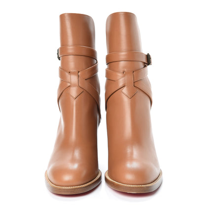Christian Louboutin Calfskin Karistrap 70 Ankle Boots 40 Cuoio 2 of 10