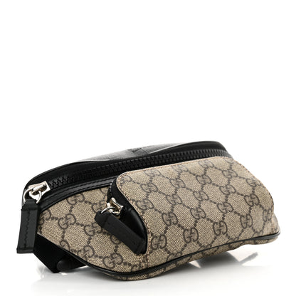 Gucci GG Supreme Monogram Belt Bag Black 4 of 11