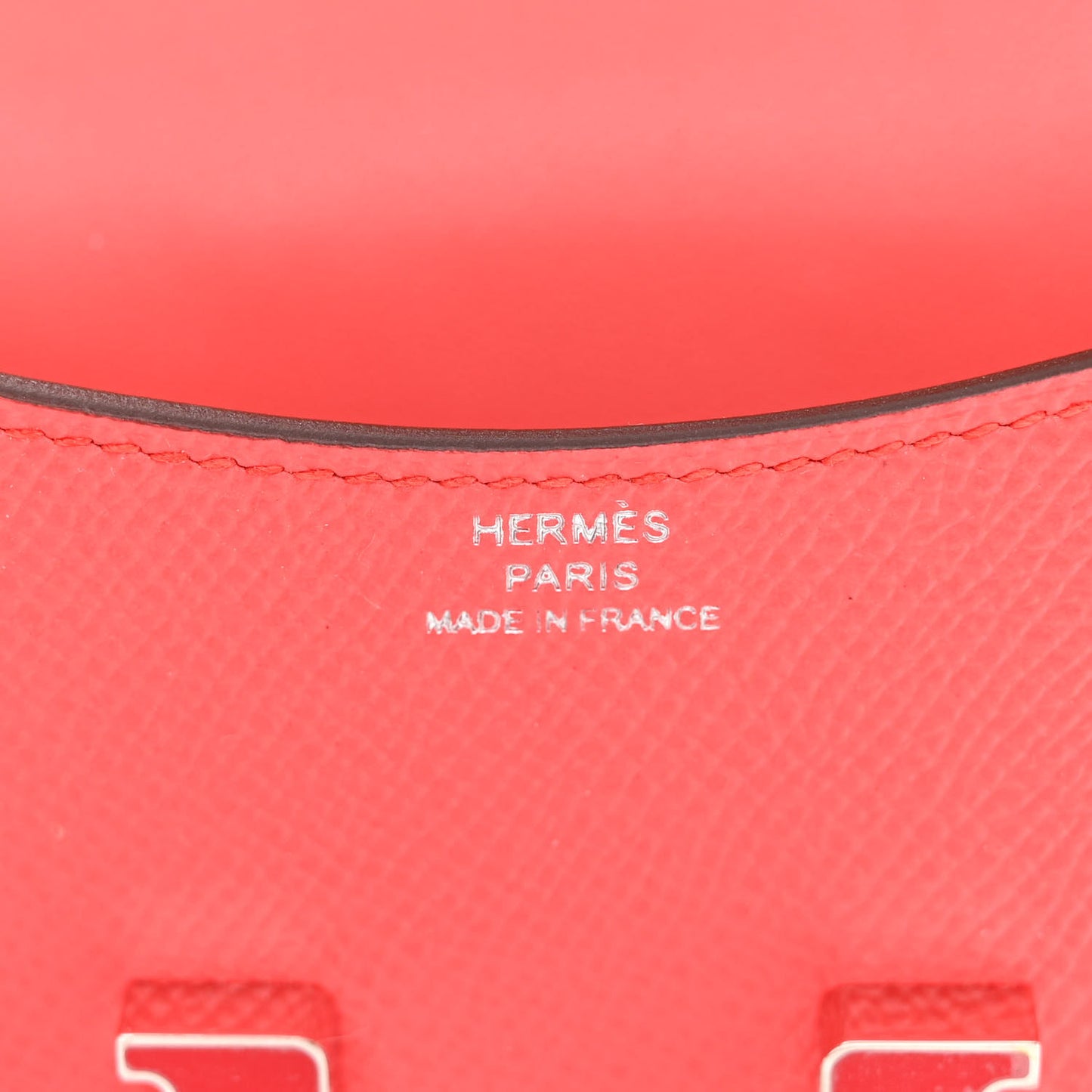 Epsom Enamel Constance Slim Wallet Rose Texas Rouge De Coeur