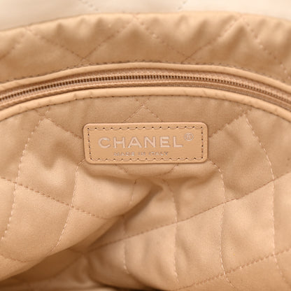Chanel Shiny Calfskin Quilted Small Rainbow Chanel 22 White 7 of 11