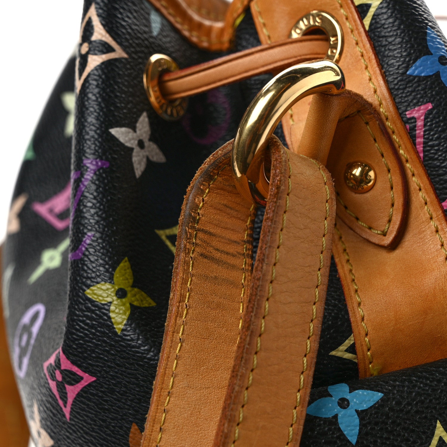 Louis Vuitton Monogram Multicolor Petit Noe Black 12 of 12