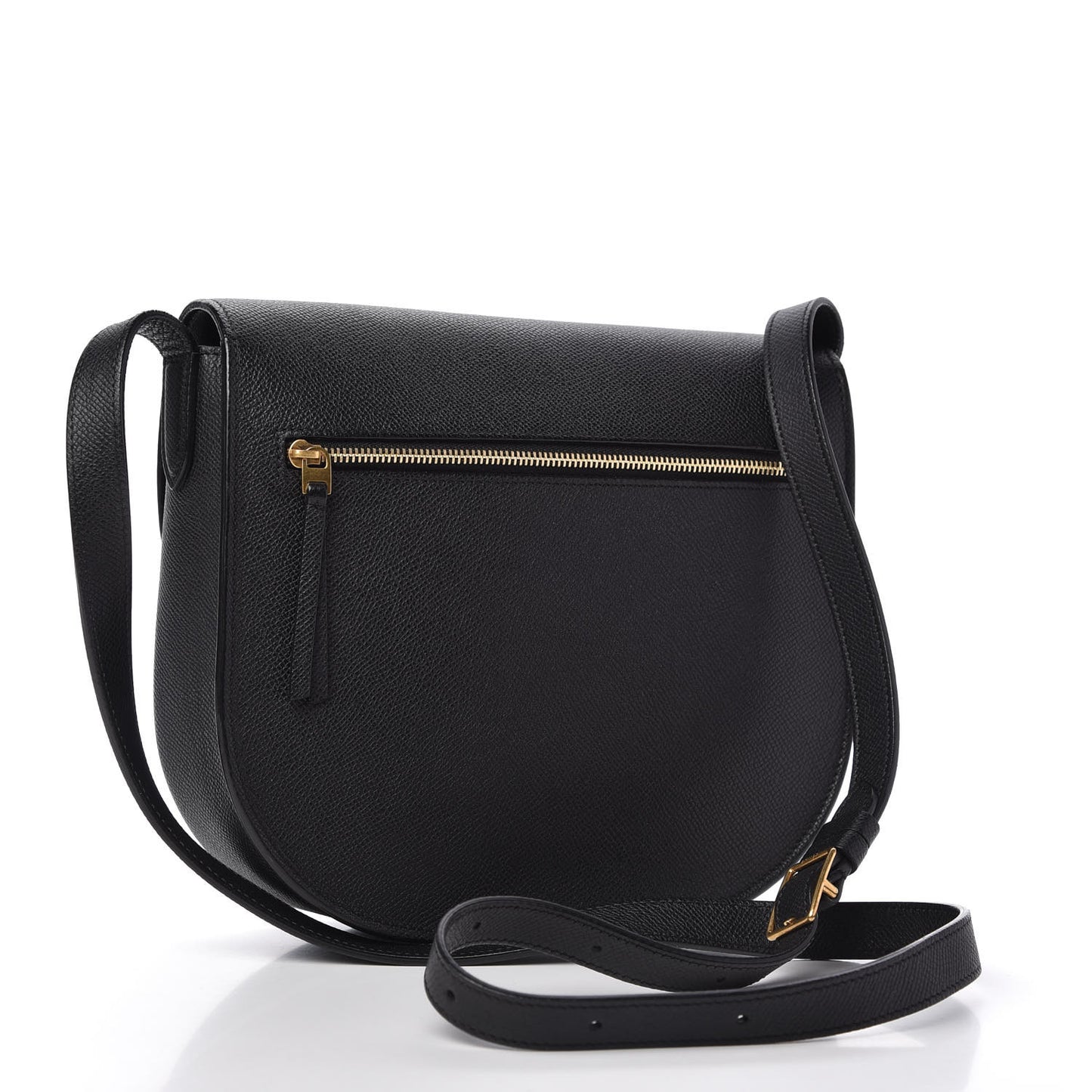 Grained Calfskin Compact Trotteur Black