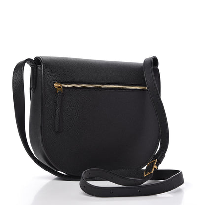 Celine Grained Calfskin Compact Trotteur Black 3 of 9
