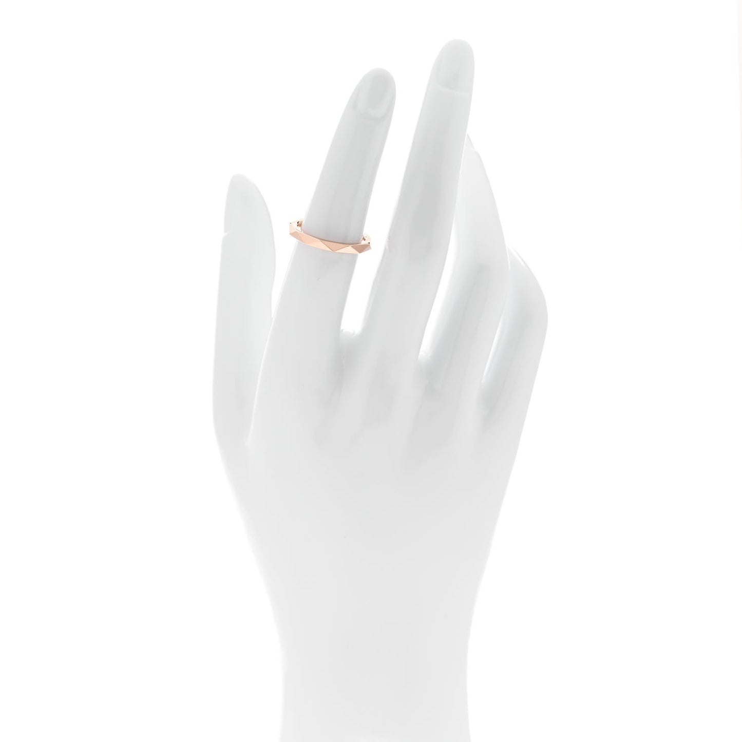 18K Rose Gold Laurence Graff Signature Wedding Band Ring 50 5.5