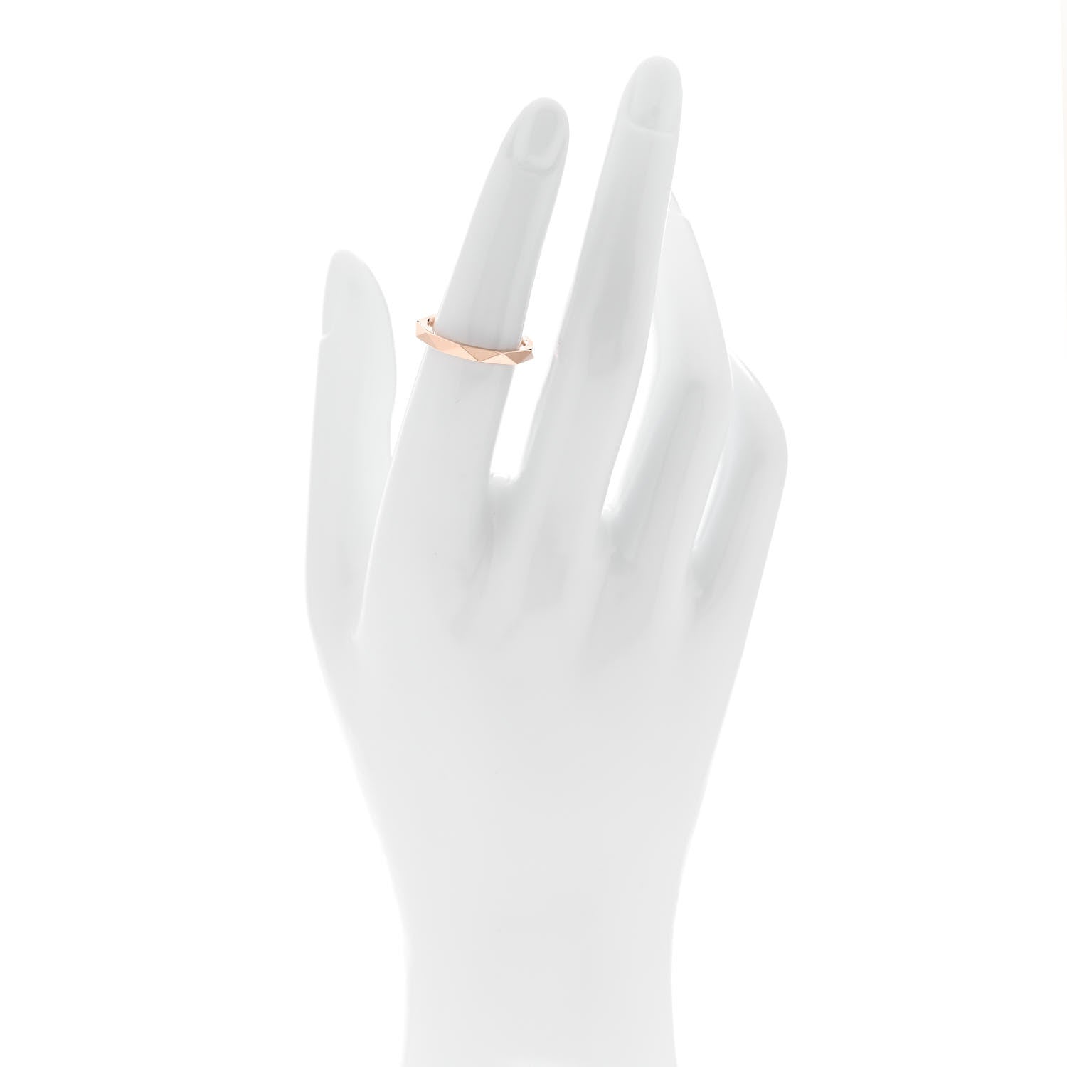 Graff 18K Rose Gold Laurence Graff Signature Wedding Band Ring 50 5.5 2 of 6