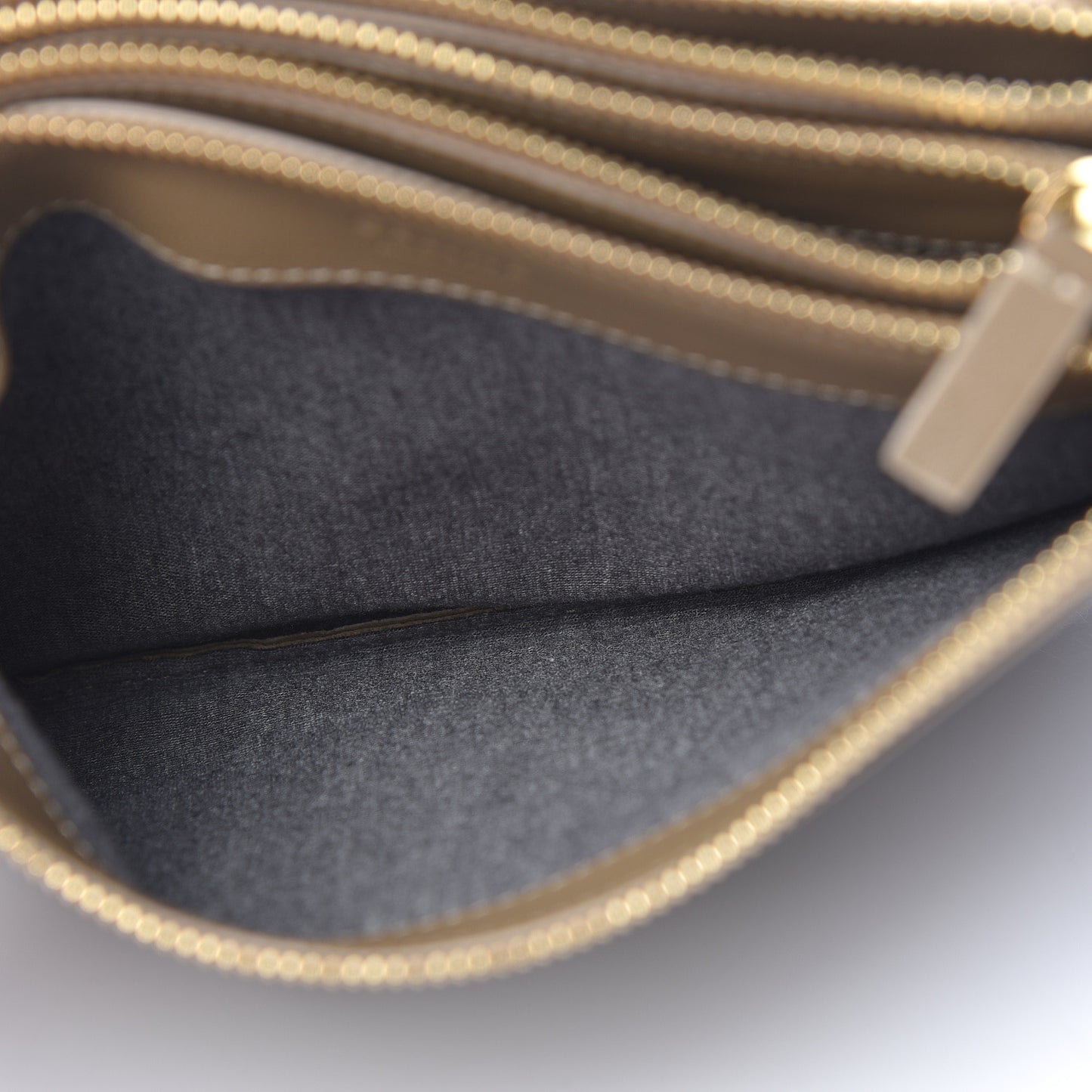 Lambskin Small Trio Crossbody Bag Taupe