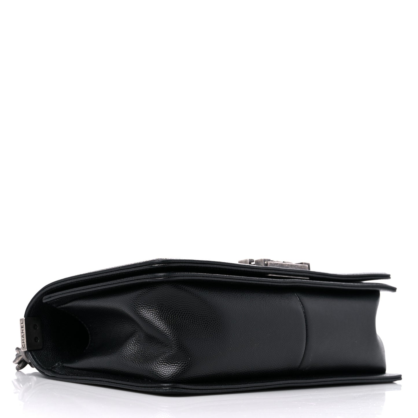 Caviar Quilted Medium Boy Flap Black