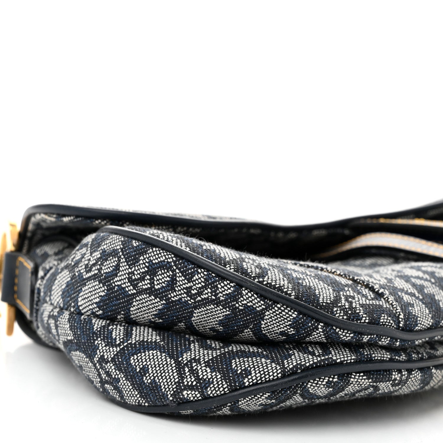 Christian Dior Monogram Saddle Bag Blue 9 of 10