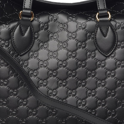 Gucci Guccissima Linea A Foldover Tote Black 10 of 10